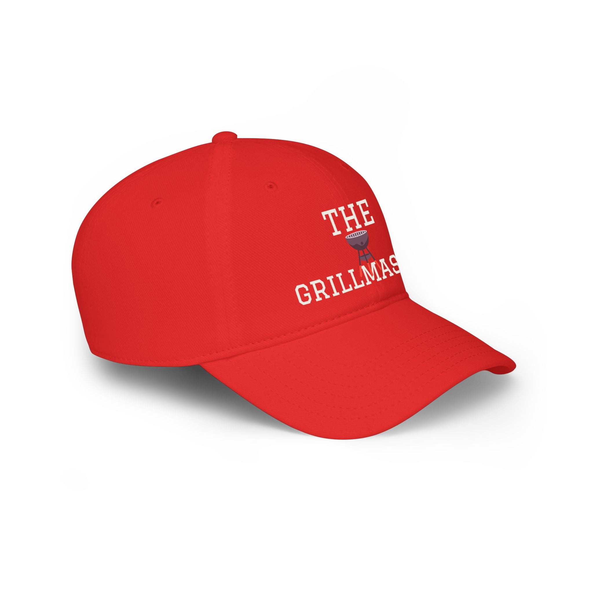 Low Profile Baseball Cap — 'Grill Master, Talk Smack' Dad Hat