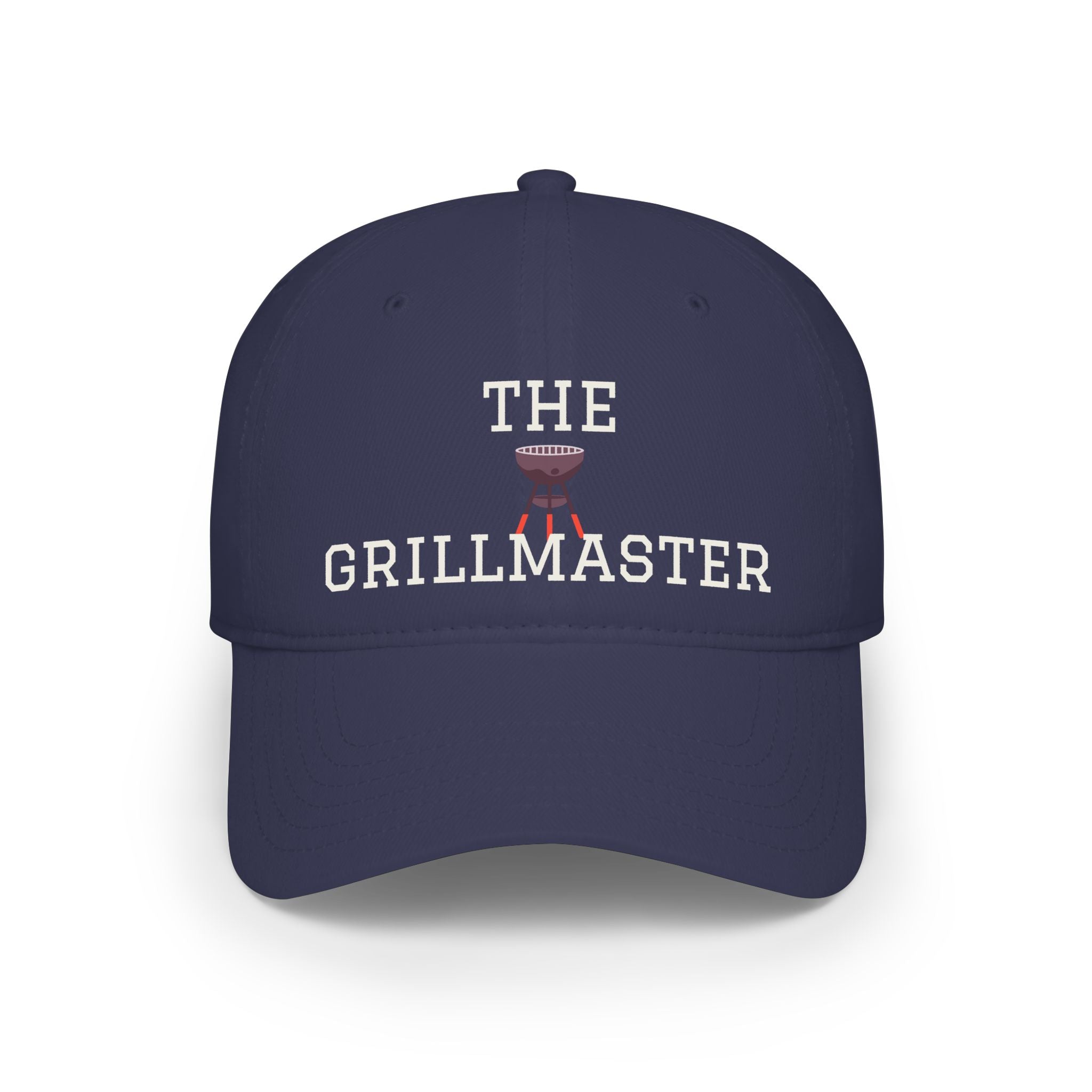 Low Profile Baseball Cap — 'Grill Master, Talk Smack' Dad Hat