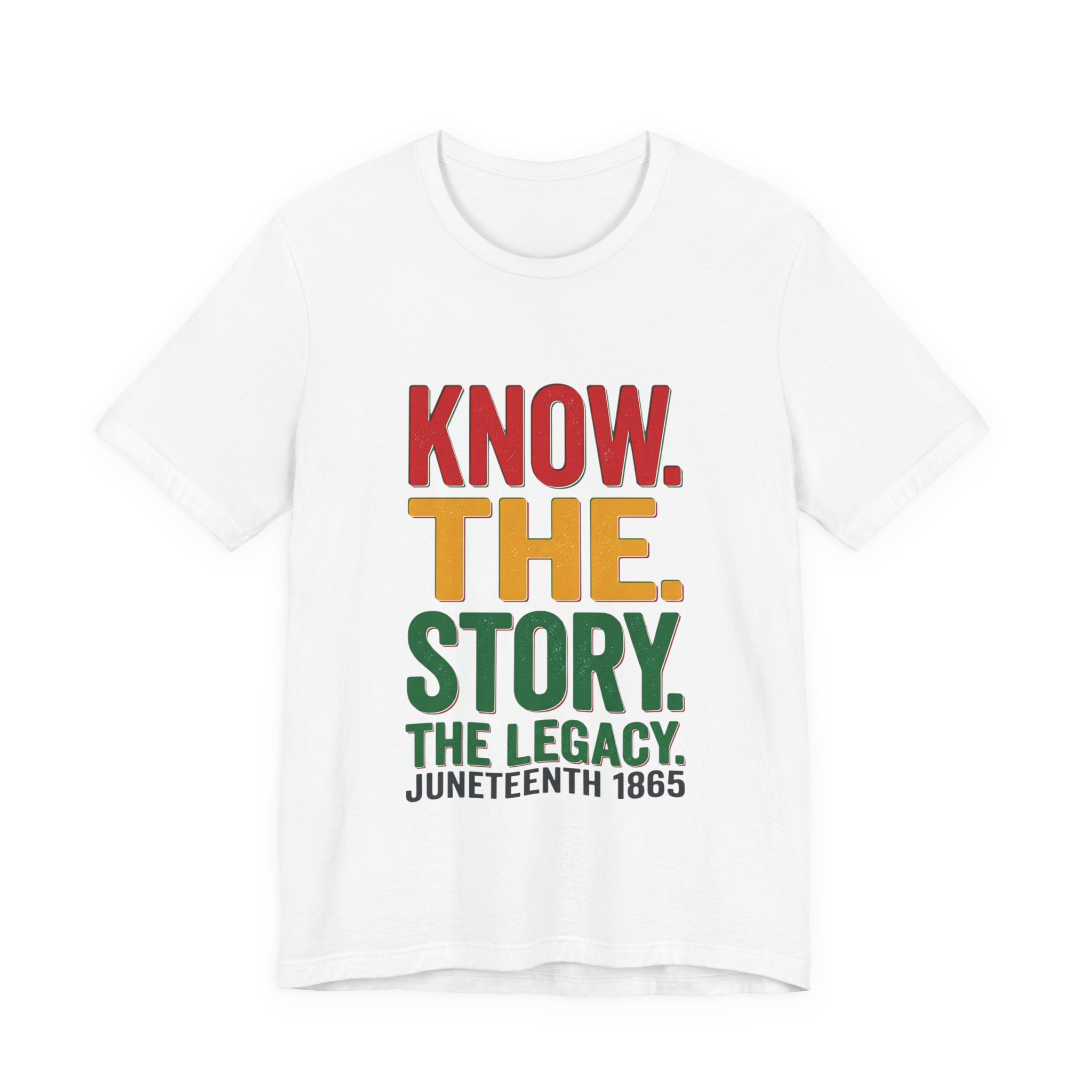 Juneteenth Statement Tee — Make a Statement Short Sleeve T-Shirt