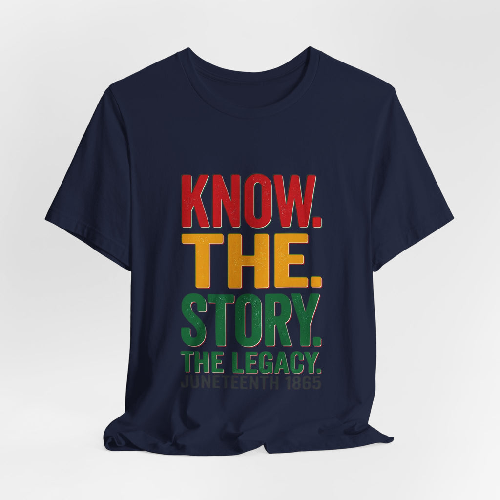 Juneteenth Statement Tee — Make a Statement Short Sleeve T-Shirt