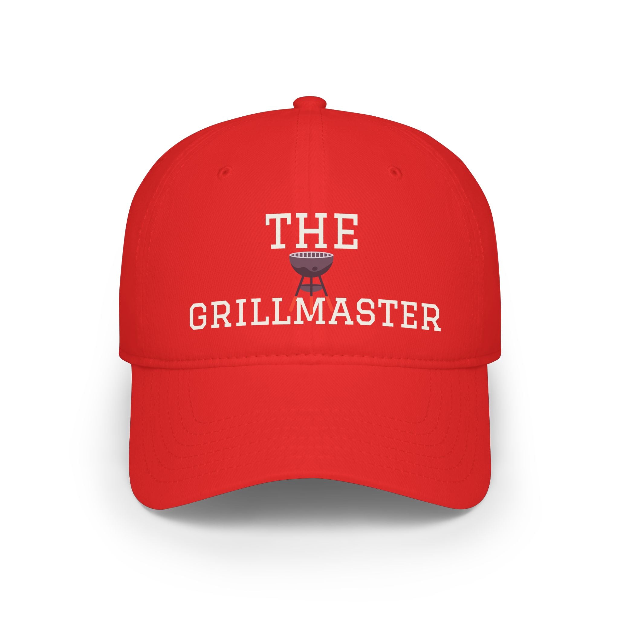 Low Profile Baseball Cap — 'Grill Master, Talk Smack' Dad Hat