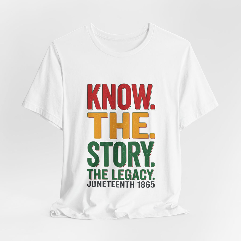 Juneteenth Statement Tee — Make a Statement Short Sleeve T-Shirt