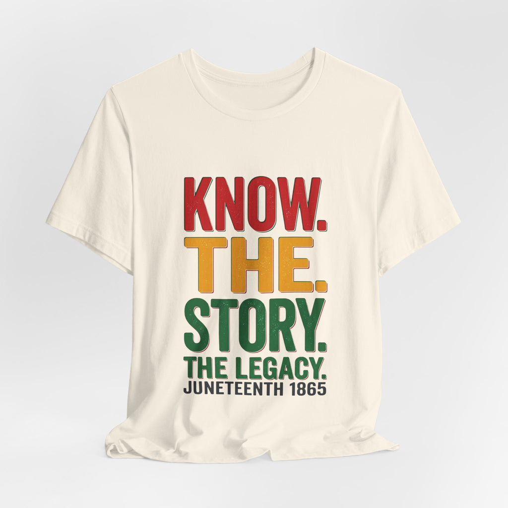 Juneteenth Statement Tee — Make a Statement Short Sleeve T-Shirt