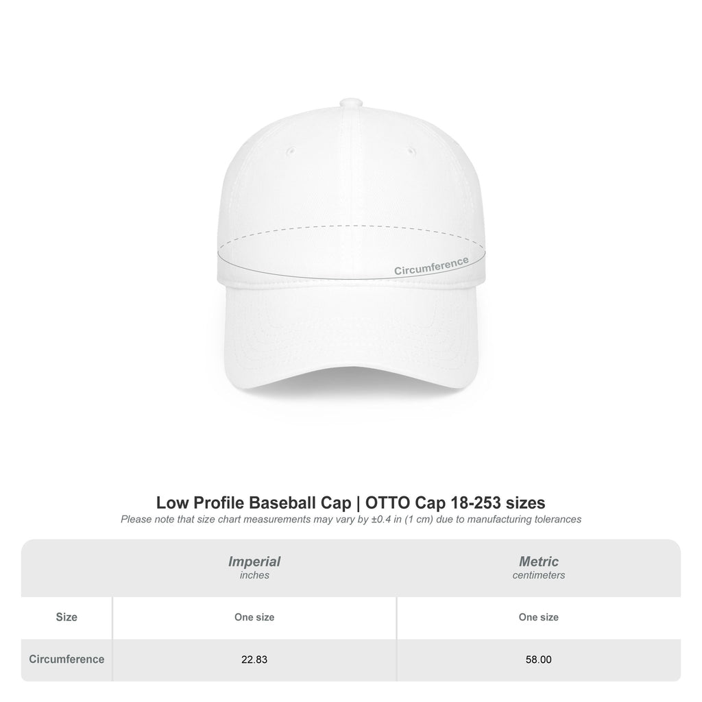 Low Profile Baseball Cap — 'Grill Master, Talk Smack' Dad Hat