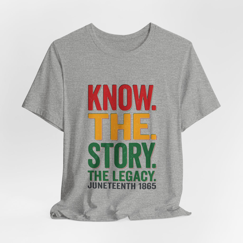 Juneteenth Statement Tee — Make a Statement Short Sleeve T-Shirt