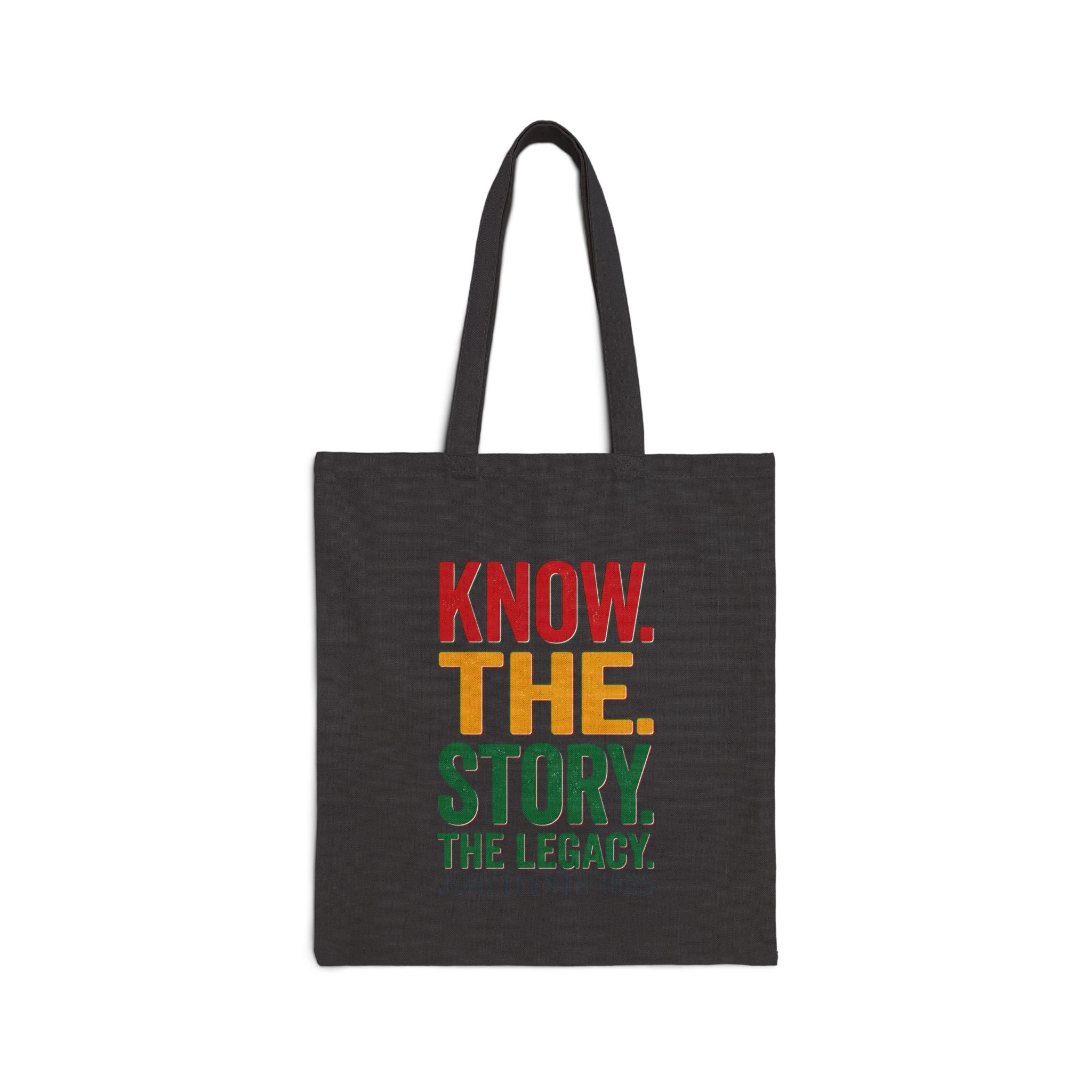 Juneteenth Celebration Cotton Canvas Tote — 'Carry Out' Celebration Bag