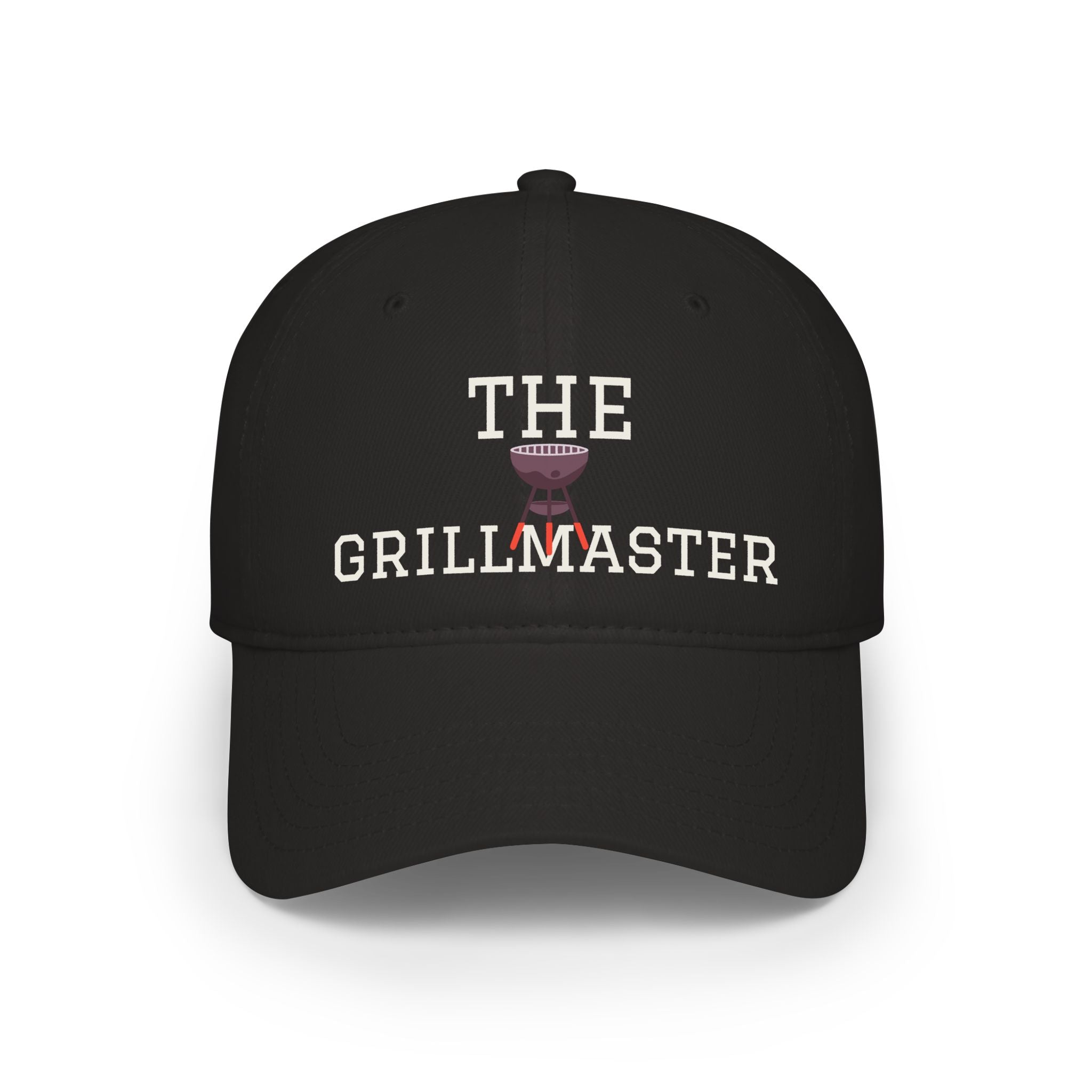 Low Profile Baseball Cap — 'Grill Master, Talk Smack' Dad Hat