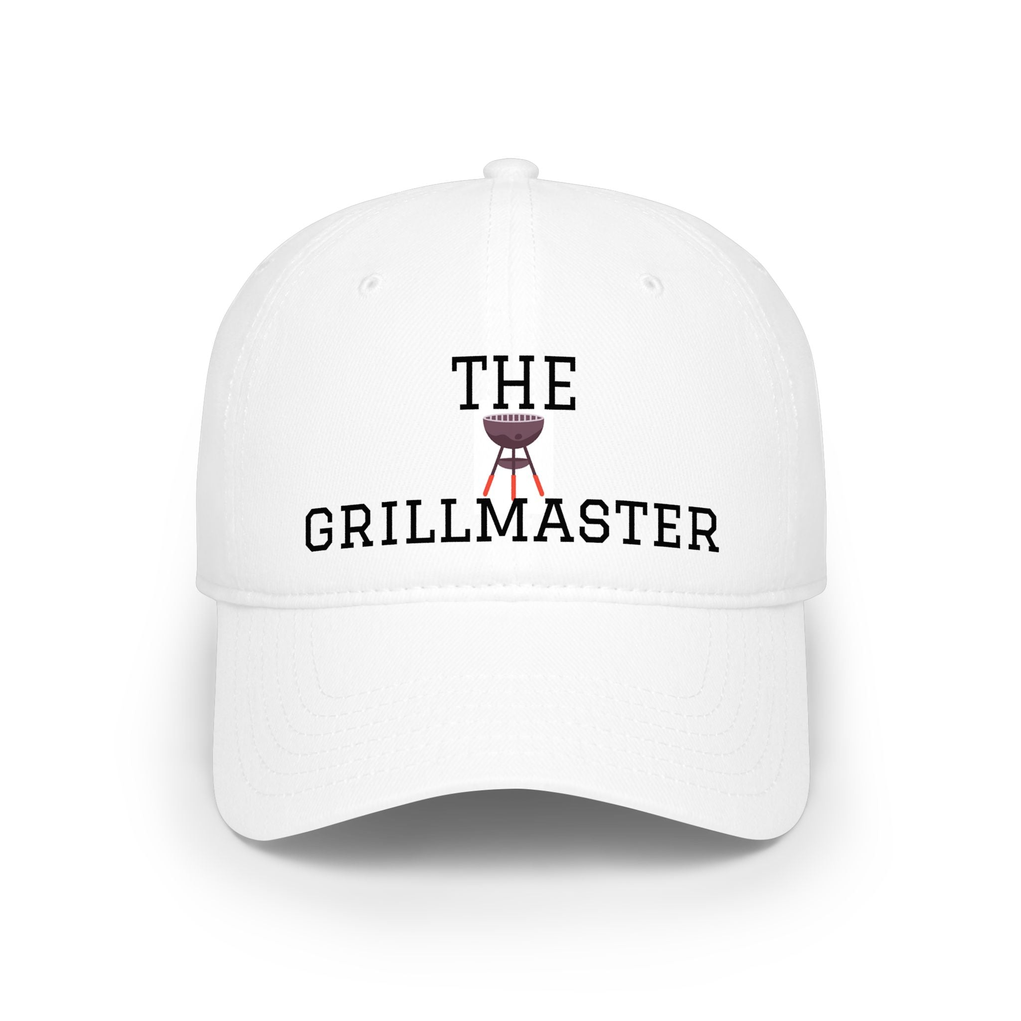 Low Profile Baseball Cap — 'Grill Master, Talk Smack' Dad Hat